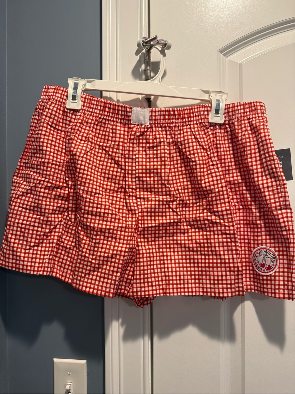 Red Gingham Women’s Shorts
